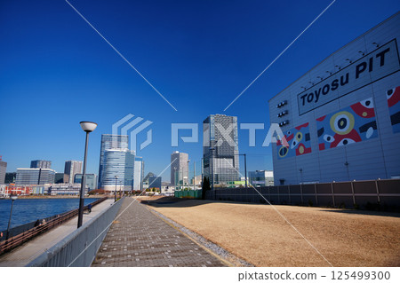 Tokyo Bay Area: Harumi Canal and Toyosu Streets Tokyo Bay Area: Harumi Canal and Toyosu Streets 125499300