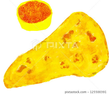 印度咖哩和馕插圖 125500391