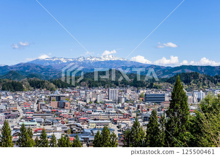 岐阜縣高山市和山區風景 125500461