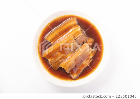 Seasoned pork belly, braised pork Seasoned pork belly, braised pork 125501045