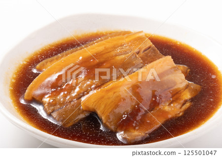 Seasoned pork belly, braised pork Seasoned pork belly, braised pork 125501047