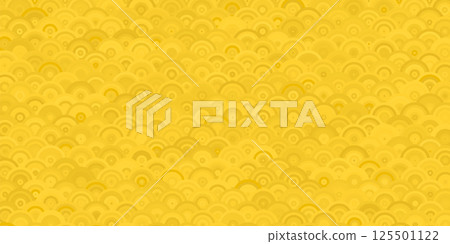 Vector snake pattern. Yellow dragon scale. Fish texture. Gold skin background of reptile mermaid lizard. Oriental monster skin print. Vector snake pattern. Yellow dragon scale. Fish texture. Gold skin background of reptile mermaid lizard. Oriental monster skin print. 125501122