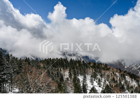 The Hotaka mountain range in Takayama, Gifu Prefecture The Hotaka mountain range in Takayama, Gifu Prefecture 125501388