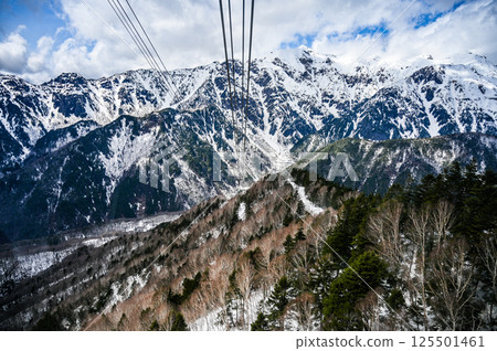 The Hotaka mountain range in Takayama, Gifu Prefecture 125501461