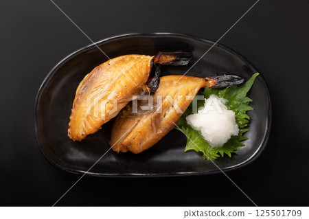 Fugu, dried in mirin, grilled 125501709