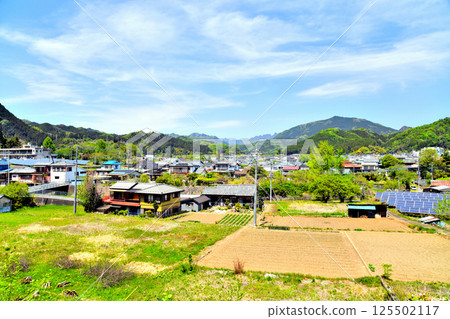 Shimonita Town / View from Shimonita Elementary and Junior High School to Shimonita Kosei Hospital (Shimonita Town, Gunma Prefecture) [April 2025] 125502117