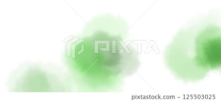 綠色漸變柔和插畫素材 125503025