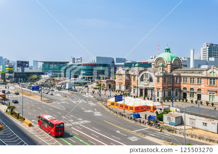 Seoul station panoramic view 125503270