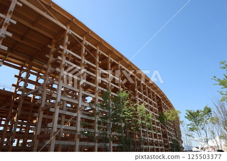 大阪關西世博會（EXPO2025）的大型屋頂環 125503377