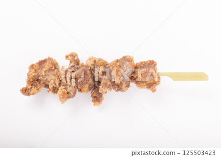 Deep fried beef tongue skewers Deep fried beef tongue skewers 125503423