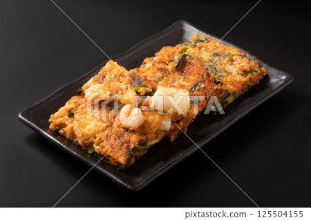 Yam kimchi, seafood pancake 125504155