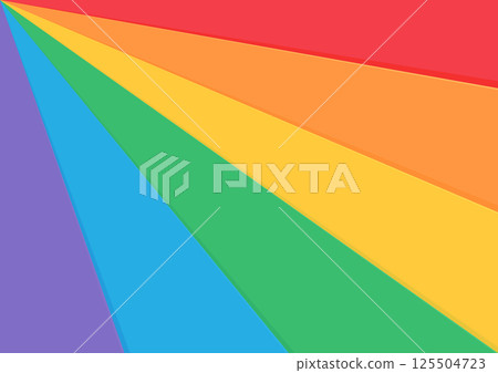 rainbow flag background colorful diagonal stripes pride day theme wallpaper banner poster 125504723