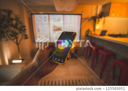 A man with a smartphone 125505051