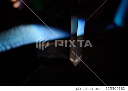 An engaging Light Refraction Experiment using a Prism and the interaction of hands 125506162