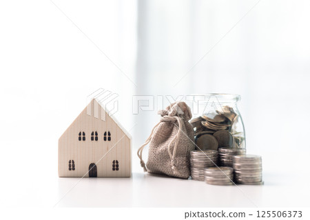 Mortgage loan to invest in property is strategic move towards financial growth, leveraging savings and finance to accumulate wealth through smart investment in real estate. Saving money and investing 125506373