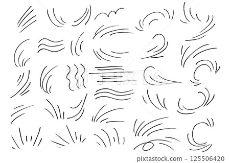 Line drawing illustration material vector 125506420