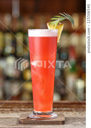 Cocktail singapore sling place for text 125506540