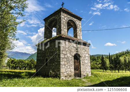 Georgian Orthodox Chapel Architecture. Caucasus Culture 125506608