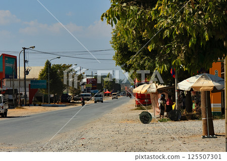 Scenery around Phonsavan, Xieng Khouang Province, Laos Scenery around Phonsavan, Xieng Khouang Province, Laos 125507301