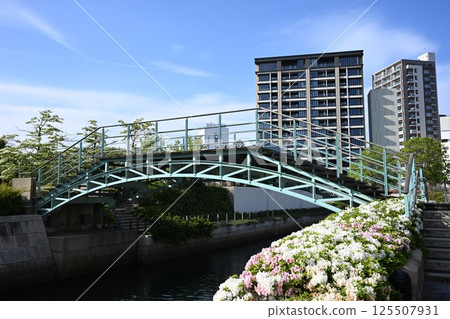 Nagasaki Waterfront Promenade Higashiyamate Bridge 125507931