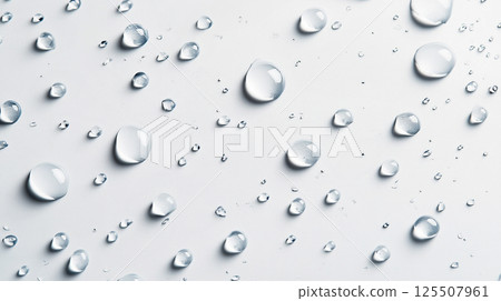Close-up water droplets, water, generative AI Close-up water droplets, water, generative AI 125507961