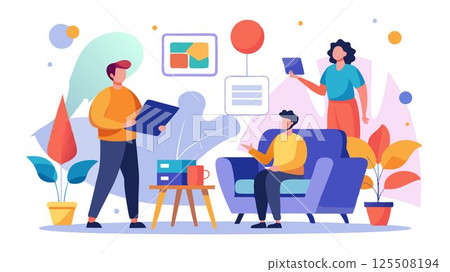 They provide expert advice on furniture styles, materials, and functionality to guide customers in making informed decisions. 125508194