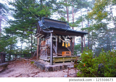 Tengudo Shiroyama Tengudo Ogimachi Castle Ruins Observation Deck Ogimachi Gassho-style Village Ogimachi Castle Ruins Observation Deck World Heritage Site Shirakawa-go Thatched Roof 125508673