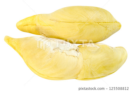 ripe durian fruit isolated ,Thai fruit 125508812