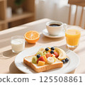 Fruit-filled breakfast 125508861
