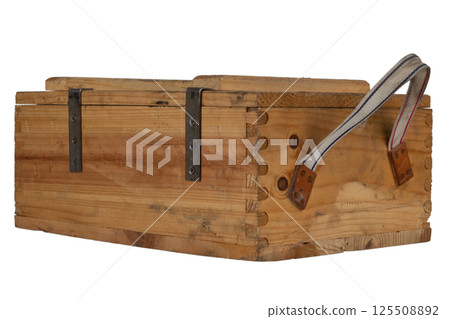 Army ammunition wooden crate. 125508892