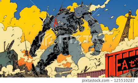 Giant customs robots are destroying container terminals at free trade ports, disrupting imports and exports 125510287