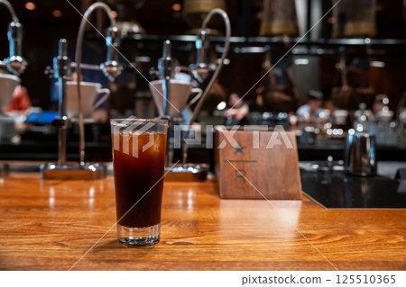 Ice Americano by machine at Starbuck Reserve Roastery, Shanghai 125510365