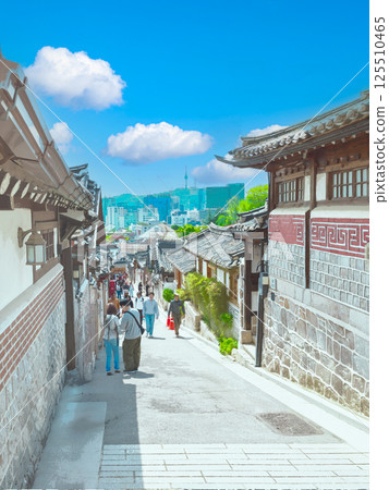 Seoul, South Korea Bukchon Hanok Village 125510465