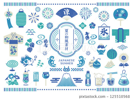 夏季日式材料套裝 125510568