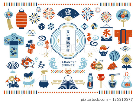 夏季日式材料套裝 125510577