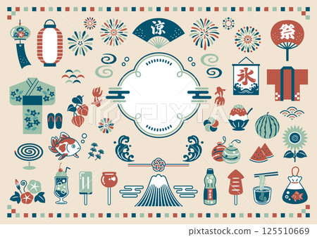 夏季日式材料套裝 夏季日式材料套裝 125510669