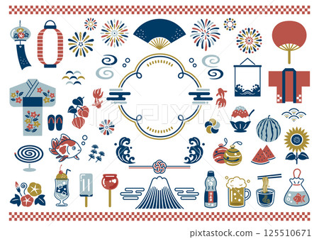 夏季日式材料套裝 125510671