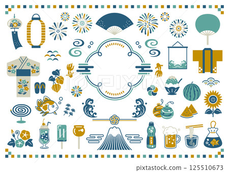 夏季日式材料套裝 125510673