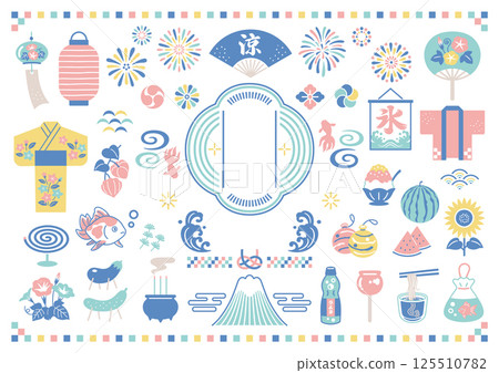 夏季日式材料套裝 125510782