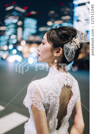 東京車站前寫真,女模特兒 東京車站前寫真,女模特兒 125511046