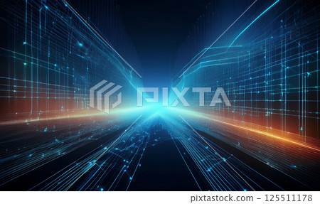 cyber image background material 125511178