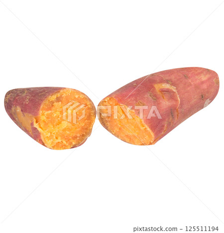 yam isolated on white background 125511194