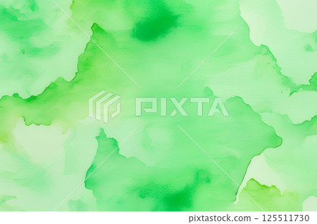 Pale watercolor smudge background texture green 125511730