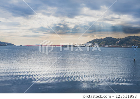 "Hosoe Return Sail" from the Eight Views of Totomi in Hamamatsu City (Shizuoka Prefecture) 125511958