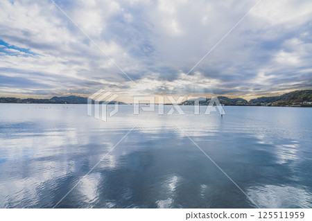 "Hosoe Return Sail" from the Eight Views of Totomi in Hamamatsu City (Shizuoka Prefecture) 125511959