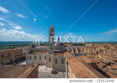 Panoramic View of Siena Cathedral 125512046