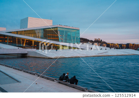 Oslo Opera House at Twilight, Norway Oslo Opera House at Twilight, Norway 125512914