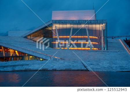 Oslo Opera House at Twilight, Norway 125512943