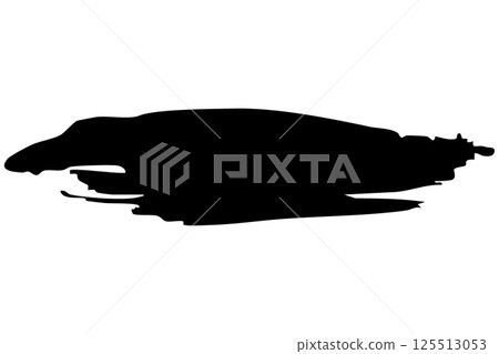 動態筆畫線插圖集向量 125513053