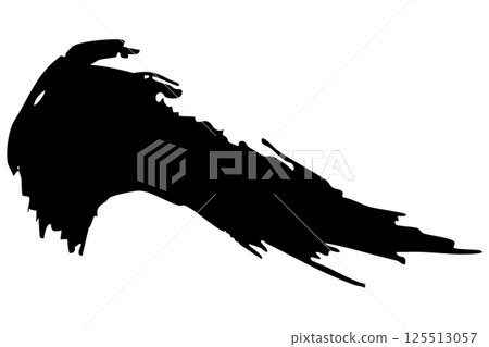 動態筆畫線插圖集向量 125513057